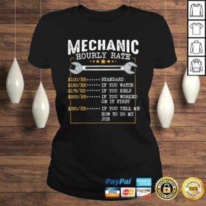 Mechanic Hourly Rate Labor Rates Funny Co-Workers Car Lover Shirt 2 Mechanic Hourly Rate Labor Rates Funny Co Workers Car Lover Shirt 3