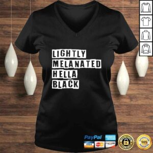 Melanated African American V-Neck T-Shirt