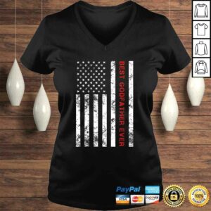 Mens Best Godfather Ever Shirt Godfather Gifts From Godchild