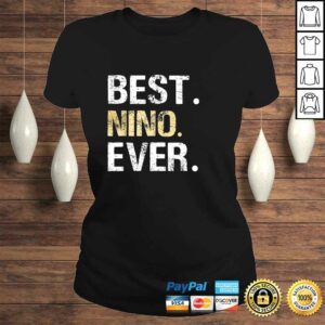 Mens Best Nino Ever graphic Gift for Spanish Mexican Godfather Shirt 3