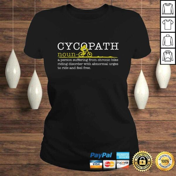 Mens Cycopath Shirt Mountain Bike Funny MTB Biker Biking Gift