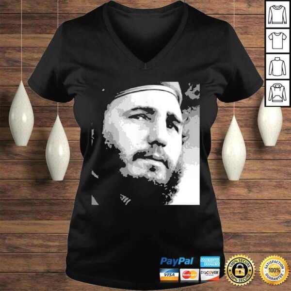 Mens Fidel Castro Cuba Vintage PortraiTShirt