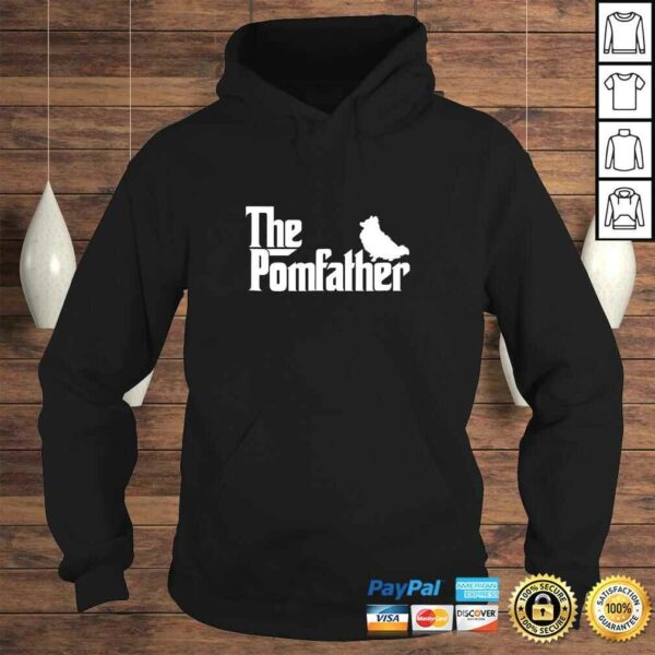 Mens Funny Pomeranian Father Dad Shirt The Pom Father Tee