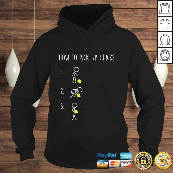 Mens Funny Shirts for Men How to Pick Up Chicks TShirt