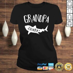 Mens Grandpa Shark Doo Doo Shirt For Men Father's Day Shirt 2 Mens Grandpa Shark Doo Doo Shirt For Men Fathers Day Shirt 3