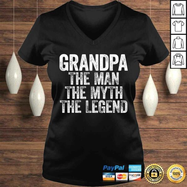 Mens Grandpa The Man The Myth The Legend TShirt