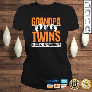 Mens Grandpa of Twins Fathers Day Shirt 2 Mens Grandpa of Twins Fathers Day Shirt 3