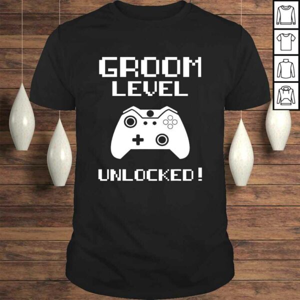 Mens Groom Bachelor Party Shirt – Funny Gamer Groom Shirt