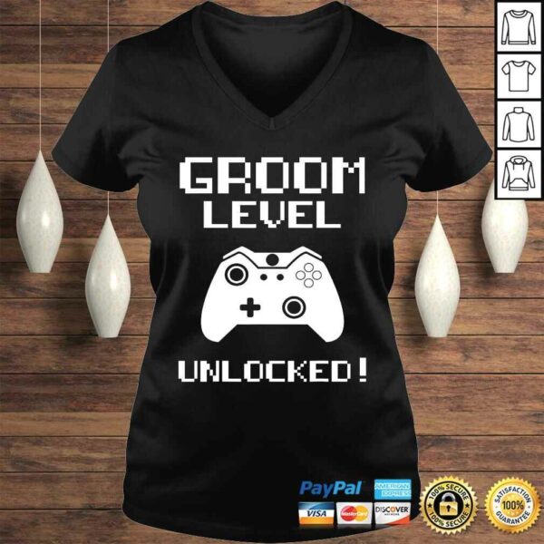 Mens Groom Bachelor Party Shirt – Funny Gamer Groom Shirt