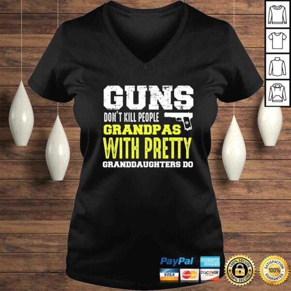 Mens Guns Dont Kill People Grandpas with Pretty Granddaughters Do