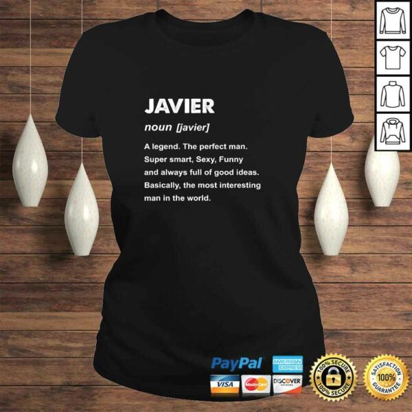 Mens Javier Name Gift Top