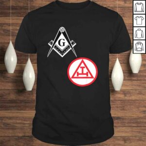 Mens Mason Royal Arch Split Shirt Masonic York Rite Tee Black Mens Mason Royal Arch Split Shirt Masonic York Rite Tee Black