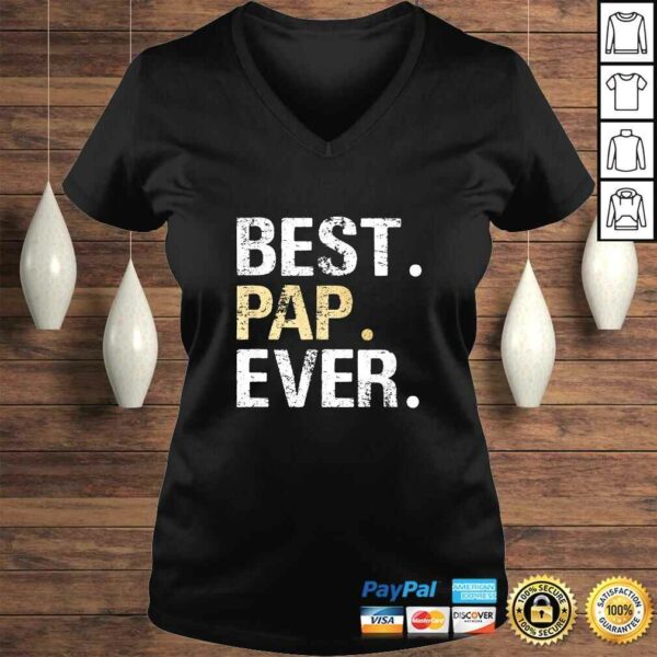 Mens Pap Gift from Granddaughter Grandson Best Pap TShirt