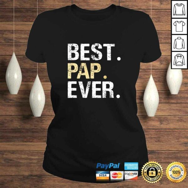 Mens Pap Gift from Granddaughter Grandson Best Pap TShirt