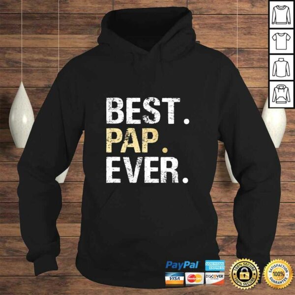 Mens Pap Gift from Granddaughter Grandson Best Pap TShirt