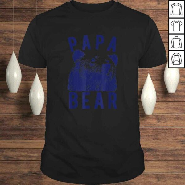 Mens Papa Bear Shirts for Men Funny Dad Father Day Gift Grandpa Gift TShirt