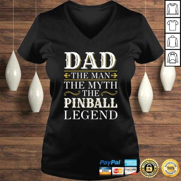 Mens Pinball Dad Gifts Dad Pinball Legend Fathers Day TShirt