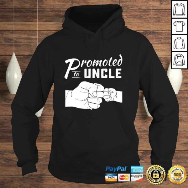 Mens Promoted to Uncle Shirt baby announcement 2019