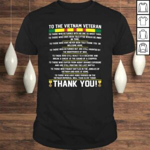 Mens Thank You To The Vietnam Veterans Gift Tee Mens Thank You To The Vietnam Veterans Gift Tee