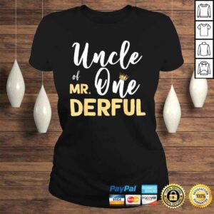 Mens Uncle Of Mr Onederful 1st Birthday Party Costumes TShirt 2 Mens Uncle Of Mr Onederful 1st Birthday Party Costumes TShirt 3