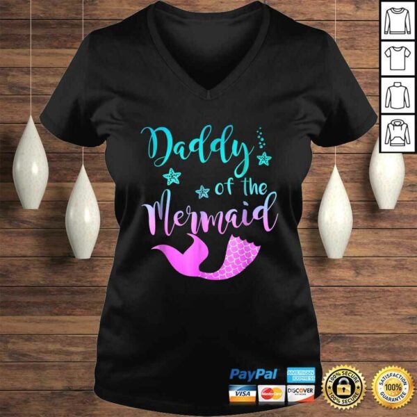 Mermaid Shirt – Daddy of the Mermaid Birthday TShirt