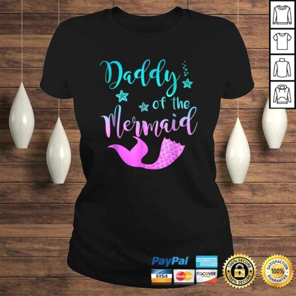 Mermaid Shirt – Daddy of the Mermaid Birthday TShirt