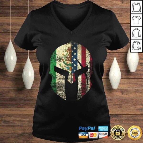 Mexican American Spartan Helmet Chicano Pride Shirt