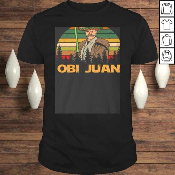 Mexican OBI Juan with Sombrero Funny Cinco De Mayo Movie Parody Star Wars TShirt