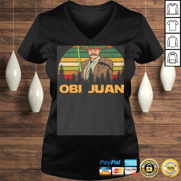 Mexican OBI Juan with Sombrero Funny Cinco De Mayo Movie Parody Star Wars TShirt