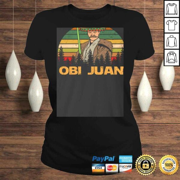 Mexican OBI Juan with Sombrero Funny Cinco De Mayo Movie Parody Star Wars TShirt