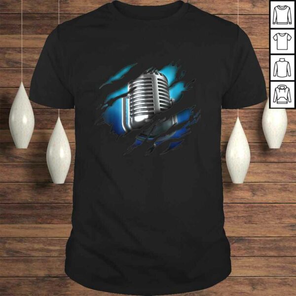 Microphone in me design Musicdesign TShirt Gift