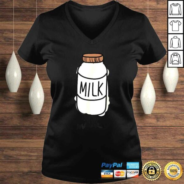 Milk Carton Shirt Milky Match Pair with Cookie Costume Shirt