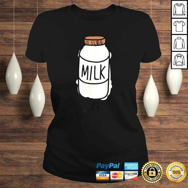 Milk Carton Shirt Milky Match Pair with Cookie Costume Shirt