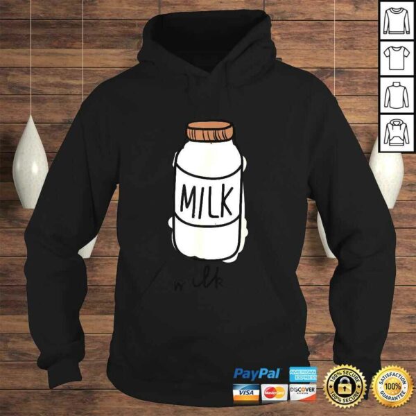 Milk Carton Shirt Milky Match Pair with Cookie Costume Shirt