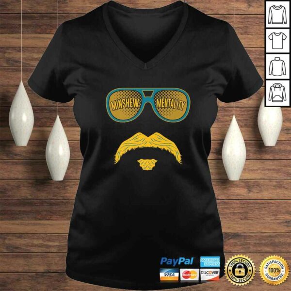 Minshew Mentality Mustache and Sunglasses Tee T-Shirt