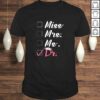 Miss Mrs. Ms. Doctor Shirt For Women V-Neck T-Shirt