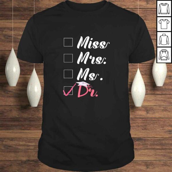 Miss Mrs. Ms. Doctor Shirt For Women V-Neck T-Shirt