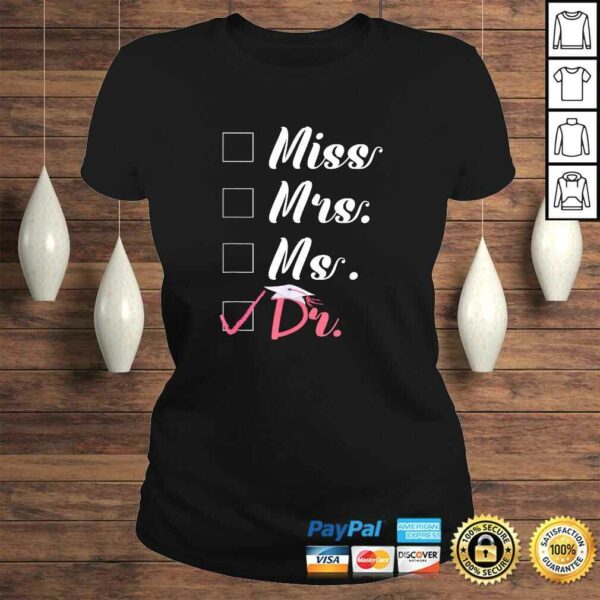 Miss Mrs. Ms. Doctor Shirt For Women V-Neck T-Shirt