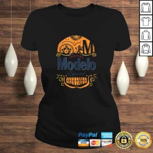 Modelo Especial Calavera Multi-Color Graphic V-Neck T-Shirt 2 Modelo Especial Calavera Multi Color Graphic V Neck T Shirt 3