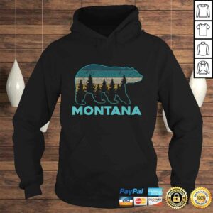 Montana Vintage Grizzly Bear Nature Hiking Souvenir V-Neck T-Shirt 3 Montana Vintage Grizzly Bear Nature Hiking Souvenir V Neck T Shirt 4