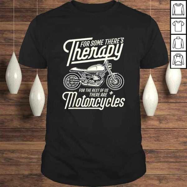 Motorcycle Rider Therapy – Vintage Biker TShirt