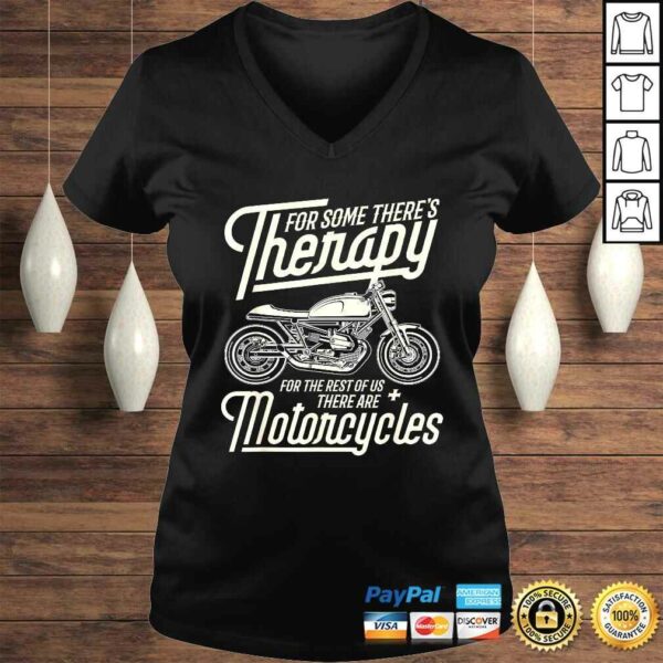 Motorcycle Rider Therapy – Vintage Biker TShirt