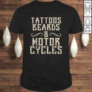 Motorcycle Shirts Tattoos Beards Tees Men Dad Grandpa Gifts Motorcycle Shirts Tattoos Beards Tees Men Dad Grandpa Gifts