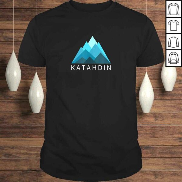 Mount Katahdin Maine Mountain Hiking Tee T-Shirt