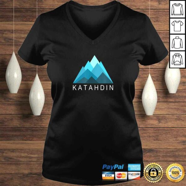 Mount Katahdin Maine Mountain Hiking Tee T-Shirt