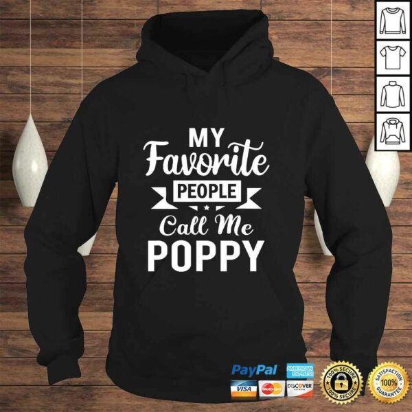 My Favorite People Call Me Poppy Christmas Gift TShirt