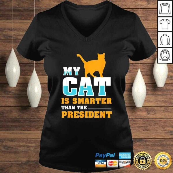 My cat is smarter than the presidenShirt I Pet Cat Gift