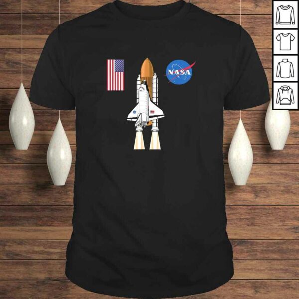 NASA Atlantis Space RockeShirt