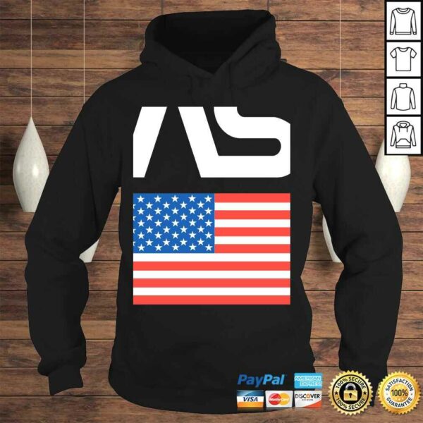 NASA Worm Logo With American Flag Pullover Hoodie