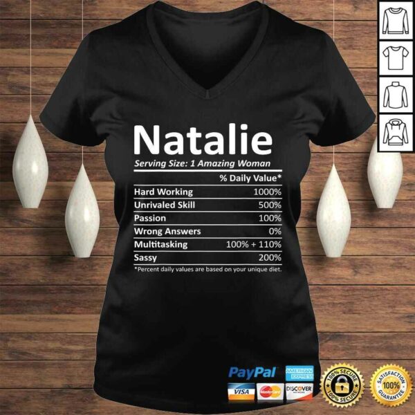 NATALIE Nutrition Personalized Name Funny Christmas Tee Shirt